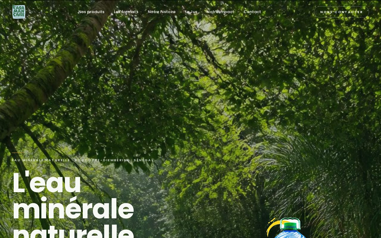 Aperçu du site Casamançaise